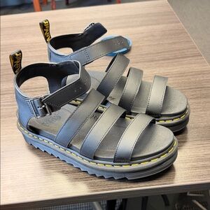 Dr. Martens Gray Strappy Sandals - Size 11 women’s